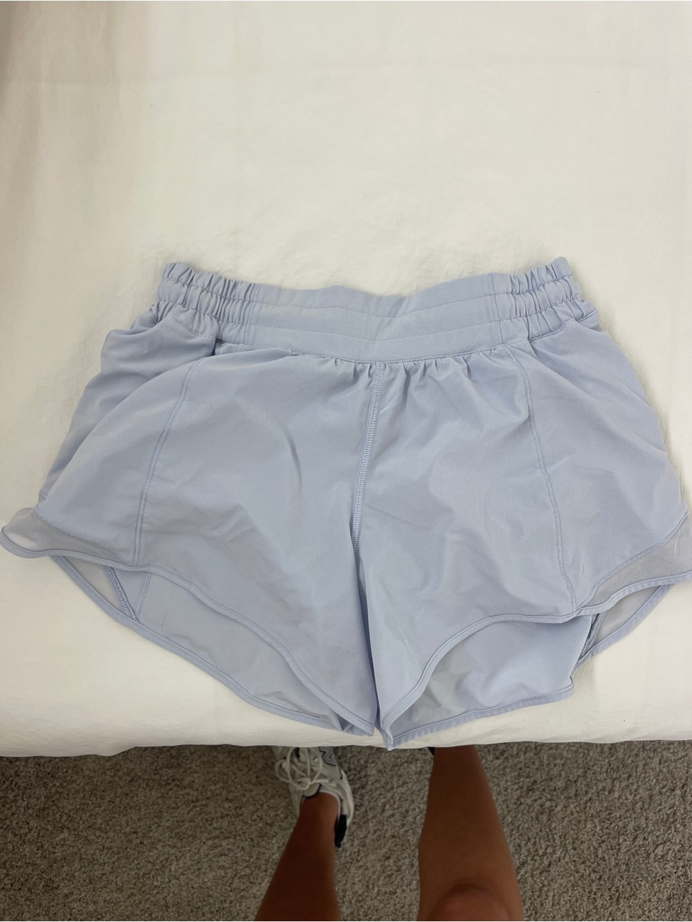 Lululemon Hotty Hot Light Blue Women's Athletic Shorts - Run & Training Shorts